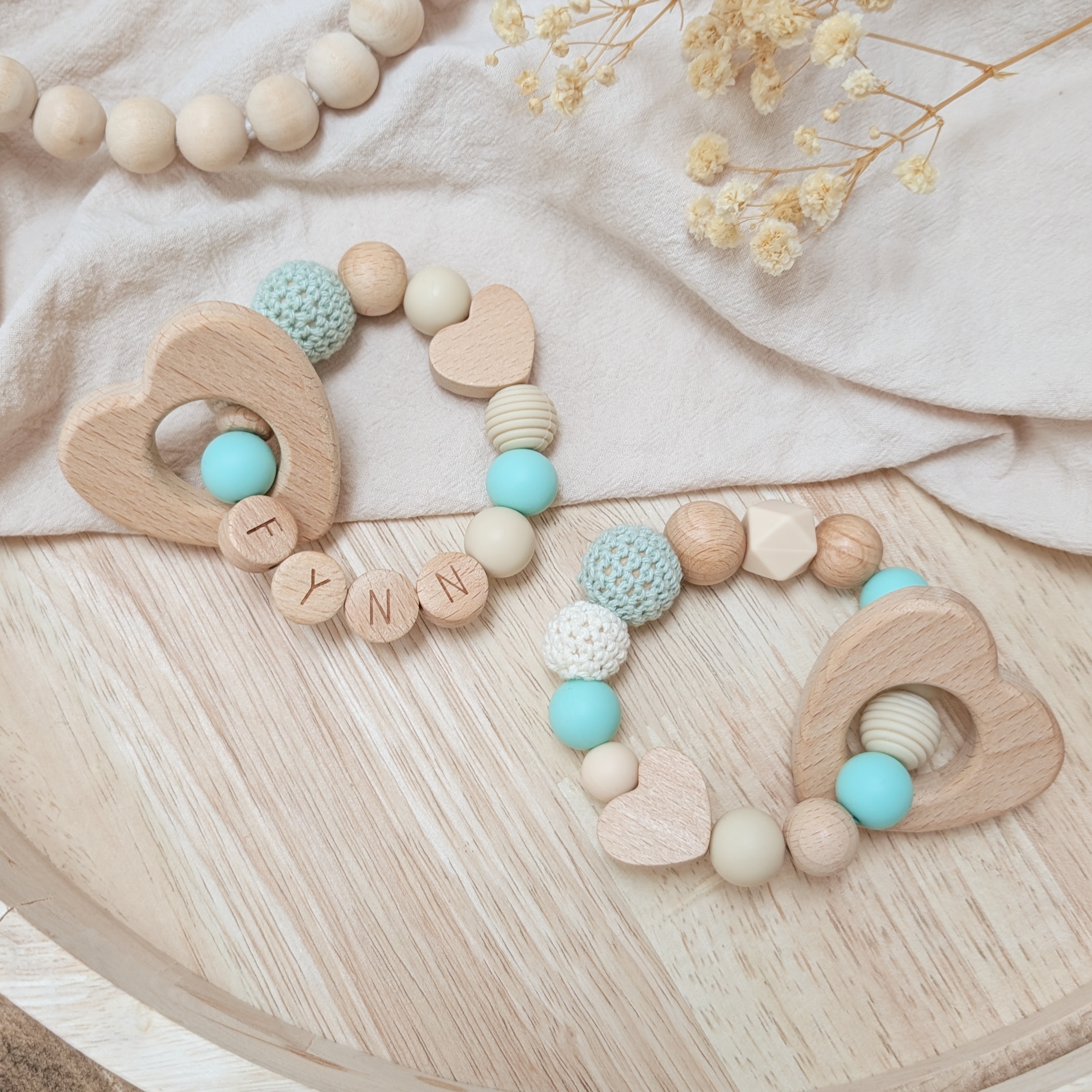 Greifling / Beissring "Mint at Heart" von Wunderdinge - Handgemacht in der Schweiz