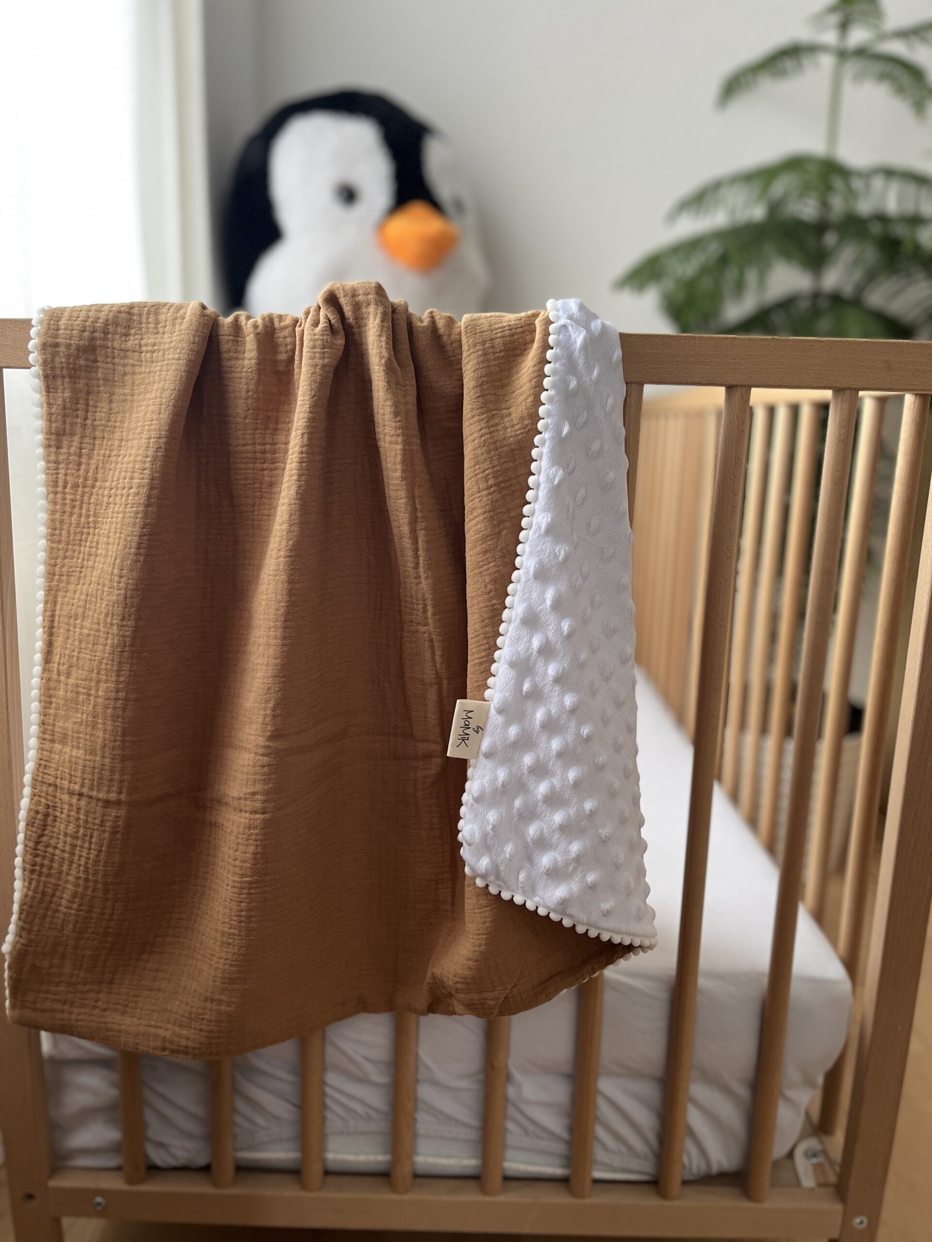 Kuschelige Babydecke/Musselin Decke von MaMiK Boutique - Handgemacht in der Schweiz