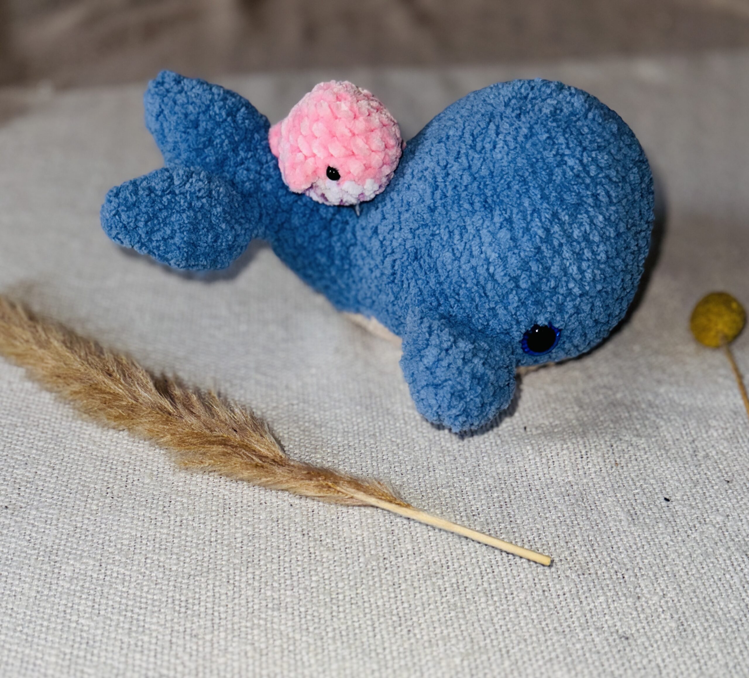 Mama & Baby Wal - Gehäkelt von Svenja's Crocheteria - Handgemacht in der Schweiz